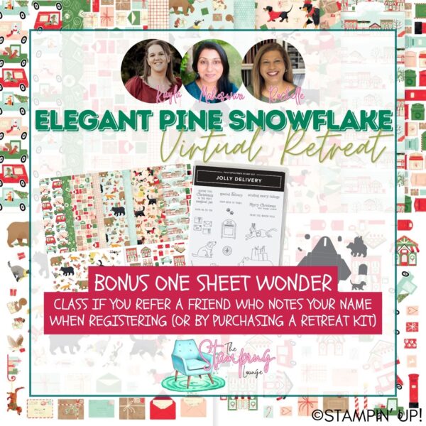 Elegant Pine Snowflake BONUS CLASS IMAGE Elegant Pine Snowflake BONUS CLASS IMAGE