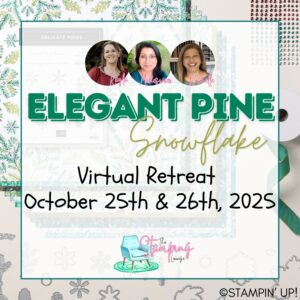 Elegant Pine Snowflake Virtual Retreat