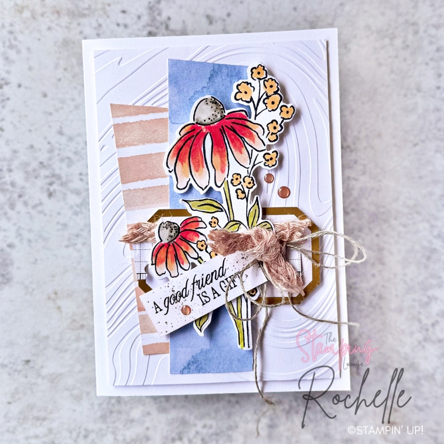 TSL 1st Birthday, Scavenger Hunt Card, Mixed Media Florals